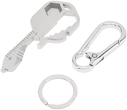 OMNINMO 24- IN-1 כלי כיס בצורת מפתח מפתח מולטיטול עם מחזיק מפתחות מתנה ליום האב המתנות הטובות ביותר ליום ההולדת לו או לאבא שלך, לבעלך,