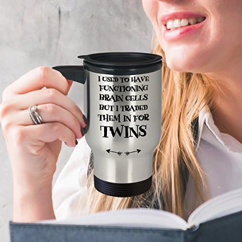 אמא תאומה כוס/טיול ספל-טווין קפה קפה קפה-חדש מתנות מתנות תאומות תאומות-קפה קפה עם מכסה
