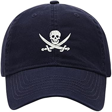 8502-כובע בייסבול גברים פיראטים גולגולת רקום שטף כותנה אבא כובע יוניסקס בייסבול כובעים