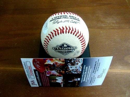 גרג בירד N.Y. יאנקיס חתמה על משחק ליגת הסתיו האוטומטי של אריזונה השתמש בבייסבול JSA - משחק MLB השתמש בייסבול