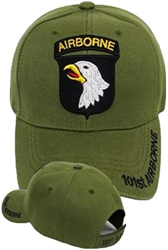 בחירה צבאית ראשונה כובע בייסבול סמל הדיוויזיה המוטסת 101, ירוק