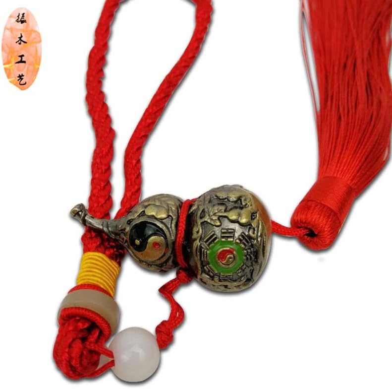 Qiankao 吉祥 如意 葫芦 挂件 八卦 葫芦 挂件 工艺品 风水 挂件