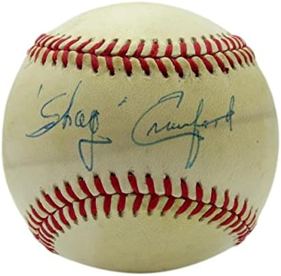 הארי צ'ארלס שאג קרופורד חתימה על בייסבול בייסבול MLB שופט PSA/DNA - כדורי בייסבול עם חתימה