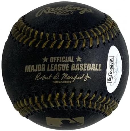 ג'ו טורה ניו יורק יאנקיס חתום עור שחור שחור MLB בייסבול JSA - כדורי בייסבול חתימה