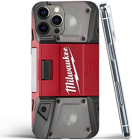 תואם לאייפון 14 Pro Max Case Milwaukee TPU גמיש גומי עור רך סיליקון מגן טלפון מגן כיסוי שקוף