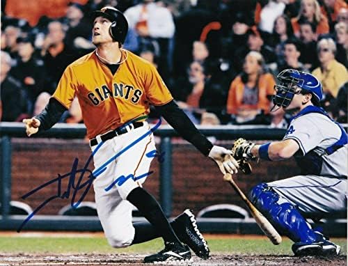 האנטר פנס סן פרנסיסקו ענקים פעולה חתומה 8x10 - תמונות MLB עם חתימה