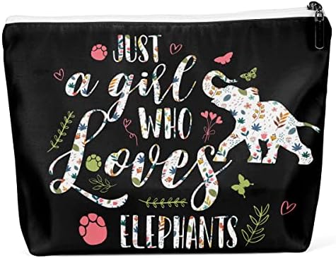 תיק איפור פילים חמוד מתנות פילים לנשים עיצוב פילים דברים לאוהבי בעלי חיים נשים בנות בת נכדה אחיינית סתם ילדה שהפילה יום הולדת חג המולד