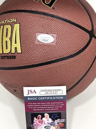 קווין לאב יד חתומה על כדורסל NBA קליבלנד Cavaliers NBA אלופת JSA COA - כדורסל חתימה