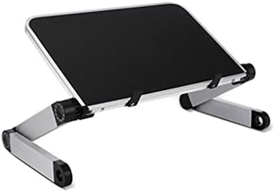 מחשב נייד מתכוונן עבה עמדת שולחן נייד אלומיניום נייד ארגונומי לאפדסק לספת מיטת טלוויזיה ספה מחשב מחשב שולחן שולחן (צבע: A, גודל