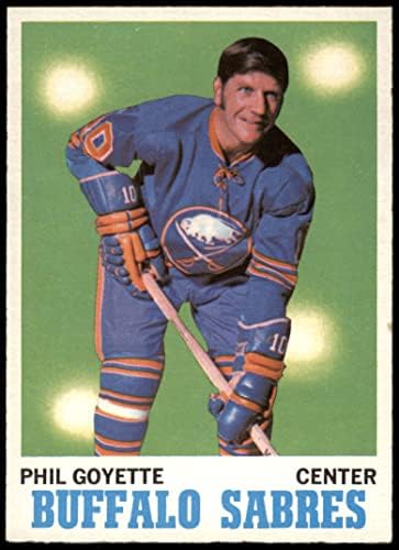 1970 Topps 127 Phil Goyette Buffalo Sabers Ex/MT+ Sabers