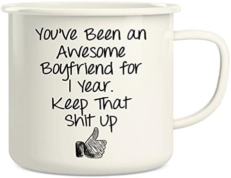 אתה כבר מדהים החבר עבור 1 שנה יום נישואים 16 עוז אמייל נירוסטה מתכת קמפינג מדורה קפה ספל - מצחיק הומור סרקזם השראה יום הולדת מתנות עבור
