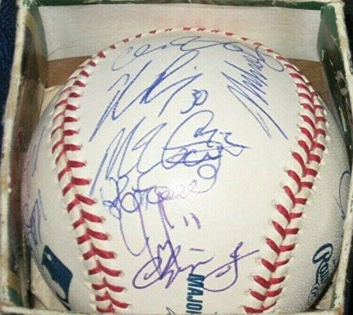צוות אטלנטה ברייבס 2005 חתם על חתימה על חתימה MLB בייסבול ג'ונס סמולץ מקאן קוקס - כדורי בייסבול עם חתימה