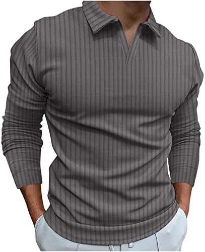 חולצות T לגברים מזדמנים של סיבוב מוצק סולבר אימון אלסטי גבוה שרוול ארוך חולצות התאמה רגילות