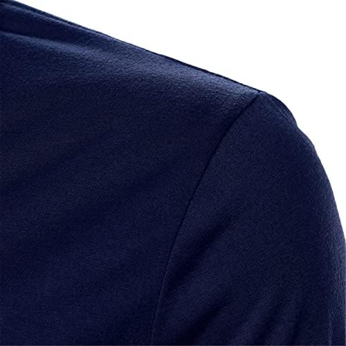 חולצות טריקו של BMISEGM לגברים סתיו סתיו וחורף עיצוב אופנה מזדמן כפתור דש כפתור שרוול ארוך