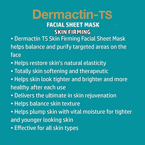 דרמקטין-טי אינטנסיבי עור טיפול עור מיצוק פנים מסכות 4-ספירה