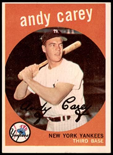 1959 Topps 45 אנדי קארי ניו יורק ינקי VG/Ex Yankees