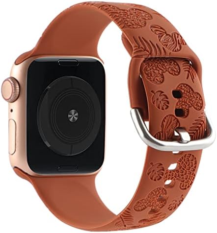 נמר מצויר זברה חרוט סיליקון שעון שעון רצועה רכה רכה חמוד רצועה ספורט תואם לסדרה Apple Watch 8 7 6 5 4 3 2 1/SE Ultra