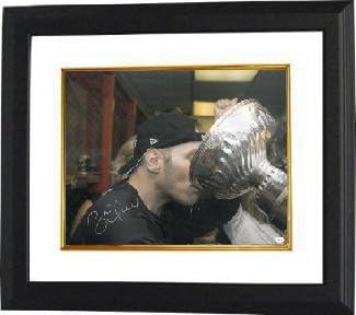 ברט הול חתום על דטרויט כנפיים אדומות גביע סטנלי 16x20 מסגור בהתאמה אישית - הולוגרמה של JSA - תמונות NHL עם חתימה
