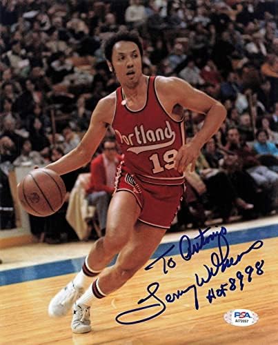 לני וילקנס חתמה 8x10 צילום PSA/DNA פורטלנד טריילבלזרים חתימה - תמונות NBA עם חתימה