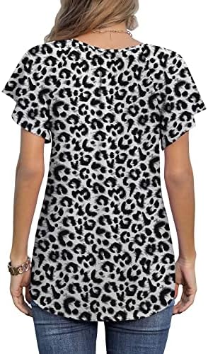 חולצות לנשים קצר שרוול כיכר צוואר בציר פסים קיץ טרנדי מקרית חולצות לנשימה בתוספת גודל