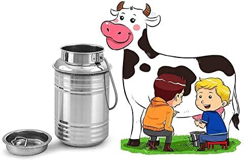איכות נירוסטה יכול חלב מיכל דלי גלון מכונת חליבה-1 ליטר יכול