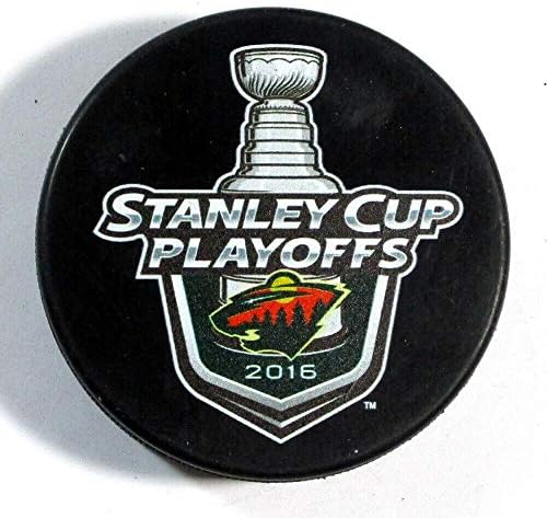 גביע סטנלי פלייאוף מינסוטה לוגו פראי רשמי NHL הוקי פאק - קלפי הוקי