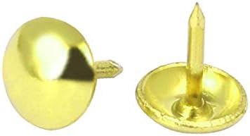 ריהוט ביתי של X-Deree שיפוץ אגודל אצבע ציפורניים דחיפת טון זהב טונון 9 ממ x 11 ממ 80 יחידות (Muebles para el hogar tapicería pulgar tachuela
